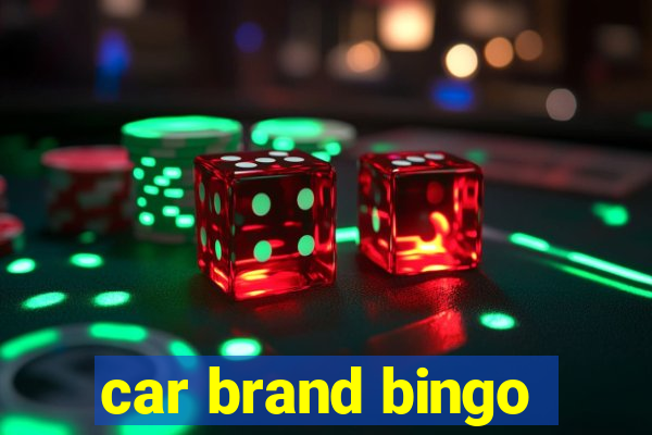 car brand bingo